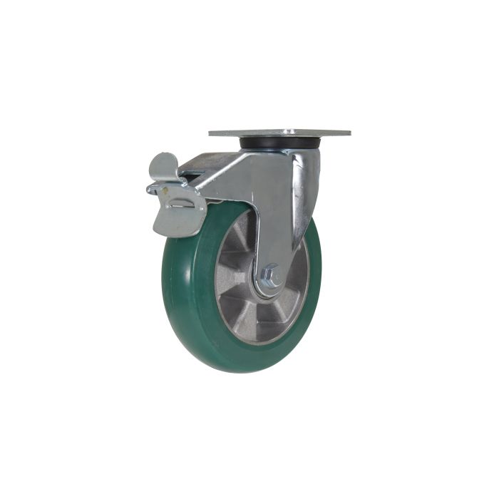 Vestil Heavy Duty High Quality Non-Marking Polyurethane-Elastomer Casters - Green