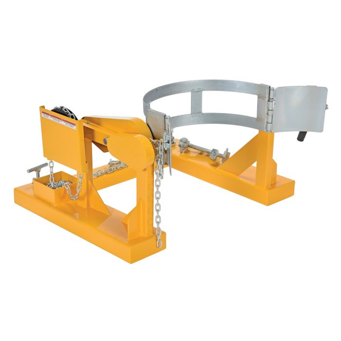 Vestil Fork Mounted Drum Carrier and Rotators - Manual or DC Powered