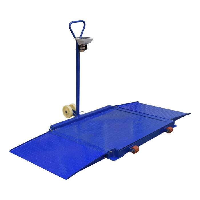Vestil Portable Floor Scales with Folding Ramps