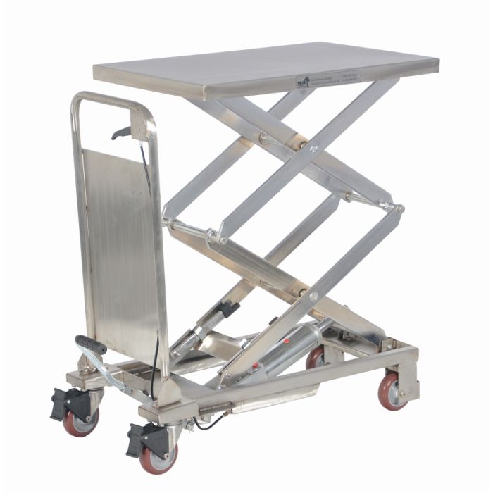 Vestil Stainless Steel Hydraulic Elevating Carts