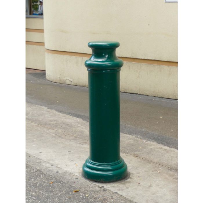 Vestil BPC-DP-FG Green Pawn Style Polyethylene Decorative Bollard Covers - 49