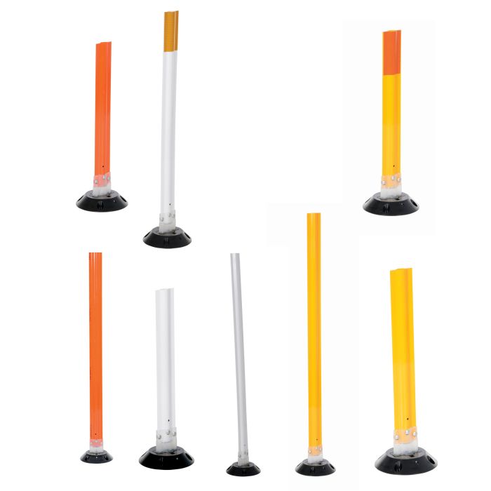 Vestil Surface Mounted Flexible Stakes and Accessories