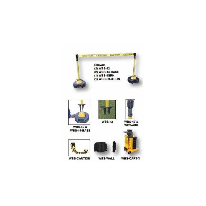Vestil Web Barrier Stakes and Accessories