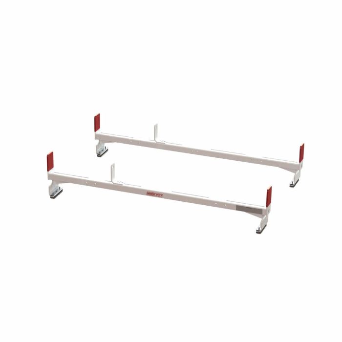 Weather Guard 218-3-03 Aluminum All Purpose Rack with 2 Cross Members for Compact Vans - 60