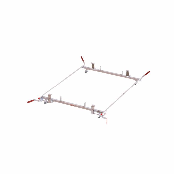 Weather Guard 234-3-03 Aluminum Dual Side Quick Clamp Rack for Full Size Vans - 70