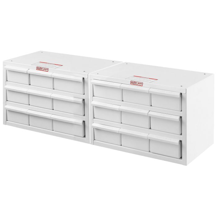 Weather Guard 9918-3-03 Parts Cabinet with 18 Bins - 32