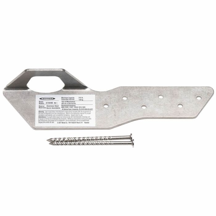 Werner A728200 Single Piece Permanent Roof Anchor