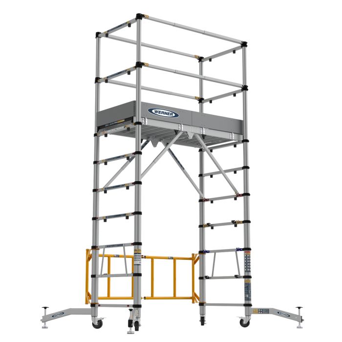 Werner Aluminum 6ft Telescoping Scaffold ATS-72 - Image 1