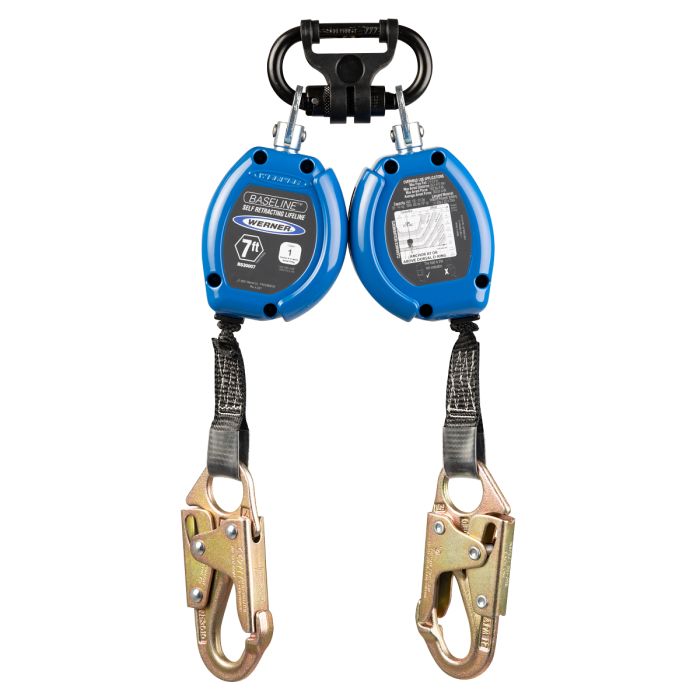 Werner Class 1 Baseline Web Twin Leg Self-Retracting Lifelines