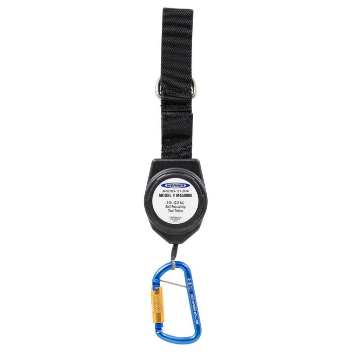 Werner M450005 Self-Retracting Tool Tether - 5lb