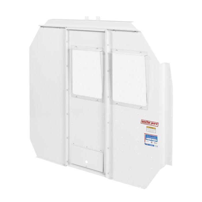 Weather Guard 96301-3-01D Window Style Deeper Offset Van Bulkhead for Ford Transit 2015 and Newer - Low-Roof