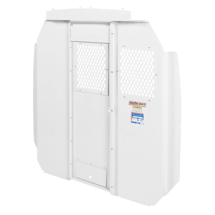 Weather Guard 96312-3-01D Screen Window Style Deeper Offset Van Bulkhead for Ford Transit 2015 and Newer - Mid-Roof