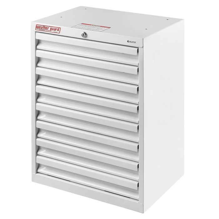 Weather Guard 9988-3-01 Cabinet with 8 Drawers - 18