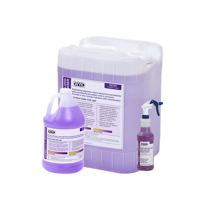 WYK Acid Safe Battery Wash Neutralizing Liquid