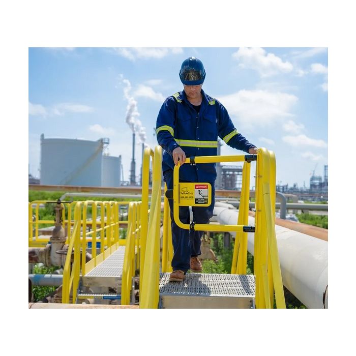 Aluminum Swing Gate | Industrial Safety Gate