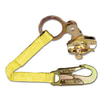 Guardian 01500 - Rope Grab for 5/8" and 1/2" Rope with Attached 18" Extension Lanyard