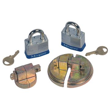 Justrite Drum Lock Set for Steel Drums with Padlocks