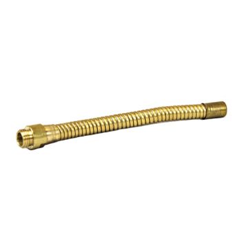 Justrite 08584 Flexible Brass Hose Extension for Lab Faucet (08540) - 6"