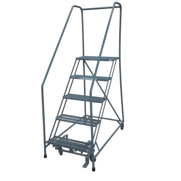 Cotterman 1200 Series 50 Degree Steel Rolling Warehouse Ladders
