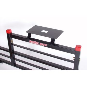 Weather Guard 1920 Cab Protector Ladder Mount Rectangular Base for Warning Light - Black