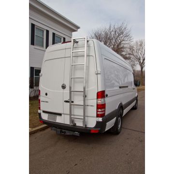Prime Design Rear Door Access Ladders for Vans - Brite Anodized Finish