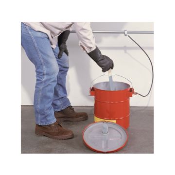 Justrite 27705 Portabe Mixing Tank with Removable Cover, Flame Arrester and Bonding Tab - 5 Gallon