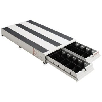Weather Guard 316-3 Itemizer Van Drawer Unit with 2 Drawers - 6-3/4"H x 24"W x 49"L