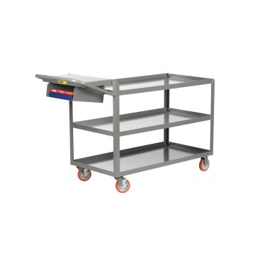 Little Giant Steel 3-Shelf Order Picking Trucks