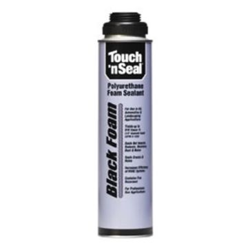 DAP Touch N Seal Black Gun Foam One-Component Polyurethane Spray Foam Sealant - 24oz Cans - Case of 12
