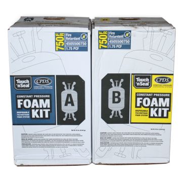 DAP Touch N Seal CPDS 750 Two-Component 1.75 PCF FR ICC Closed Cell Spray Foam Insulation Kit