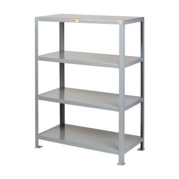 Little Giant Heavy-Duty Welded Steel Shelving 2000 lb Capacity Per Shelf
