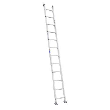 Werner 500-1 Series Aluminum Round Rung Single Ladders