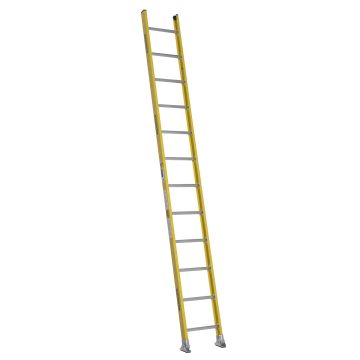 Werner 7100-1 Series Fiberglass Round Rung Single Ladders