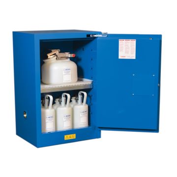 Justrite 8612282 ChemCor Compac Hazardous Material Safety Cabinet - 23-1/4"W x 35"H x 18"D - 12 Gallons