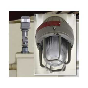 Justrite Explosion Proof Exterior Light Packages with Photocell for Outdoor Safety Lockers