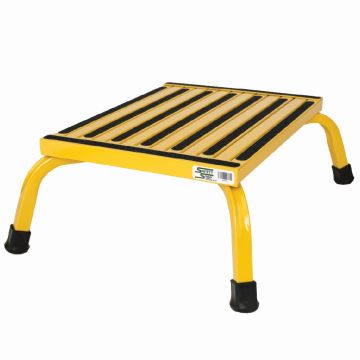 Safety Step C-08C-Yellow Aluminum Transportation Safety Step - 8"H