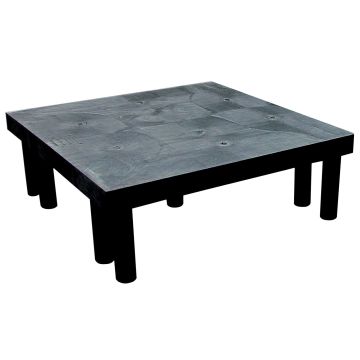 Vestil DRP-S-3636 Solid Top Dunnage Rack - 36"D x 36"W x 12"H - 1,000 lbs
