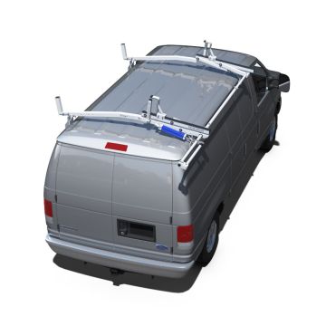 Prime Design Standard Street Side & Horizontal Rotation Curb Side Van Ladder Racks for Ford E-Series