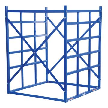 Vestil LBPH-77 Long Bar Pigeon Hole Rack Starter Unit