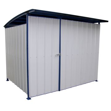 Vestil MDS-96-DR Storage Building with Doors - 120"W x 95-1/2"D x 90"H