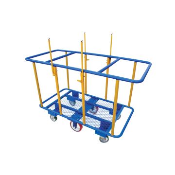 Vestil PANEL-H Steel Horizontal Panel Cart - 29"W x 64"L