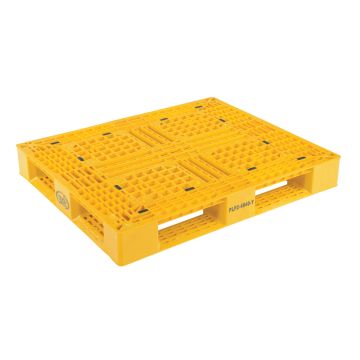Vestil PLP2-4840-YELLOW Plastic Pallet Skid - 40W" x 48"L x 6"H