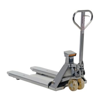 Vestil 304 Stainless Steel Pallet Trucks with Scale