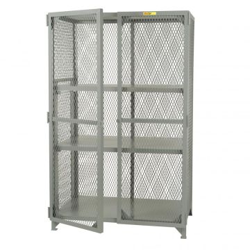 Little Giant All-Welded Adjustable Shelf Expanded Metal Storage Lockers