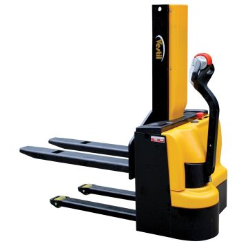Vestil Narrow Mast Stackers with Powered Drive & Powered Lift