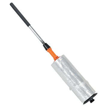 Vestil SW-HAND-WS Large Handheld Stretch Wrapper with Round Handle fits 36" to 48" Roll Heights and 2" and 3" Core Sizes