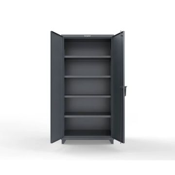 Extra Heavy Duty 14 GA Cabinet with 4 Shelves - 36 In. W x 24 In. D x 75 In. H