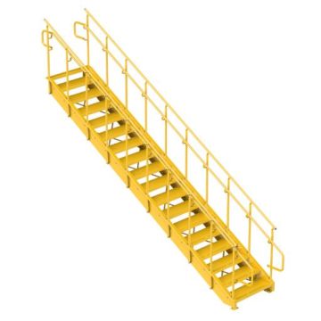 Lapeyre Industrial Stair - Powder Coat Carbon Steel