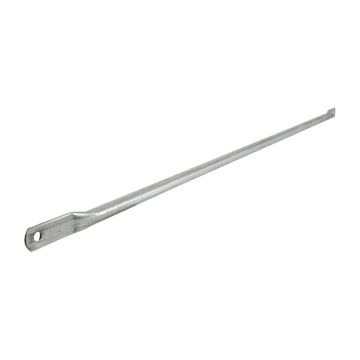 Metaltech 10' Galvanized Guardrail - Image 1