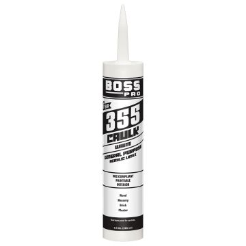 Soudal Boss 355 Caulk - 9.5 oz Cartridge - White